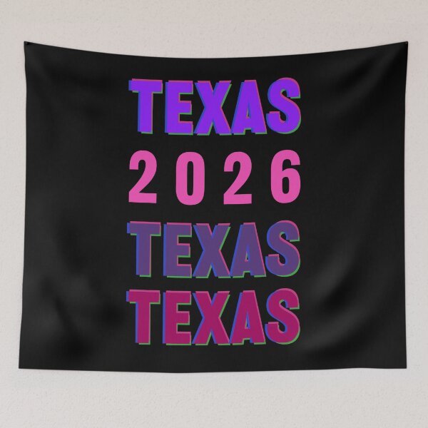 Item preview, Texas 2026 Layered Typography Lone Star State Design designed and sold by cabana.space.