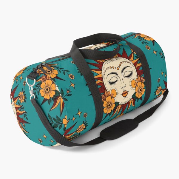 Item preview, Ornamental Boho Sun with Floral Elements – Vibrant Botanical Tattoo Art designed and sold by Ojo de Lilith.