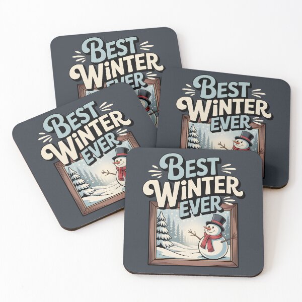 Item preview, Best Winter Ever – Snowy Mountain Holiday Vibes designed and sold by Jollys-ArtShop.