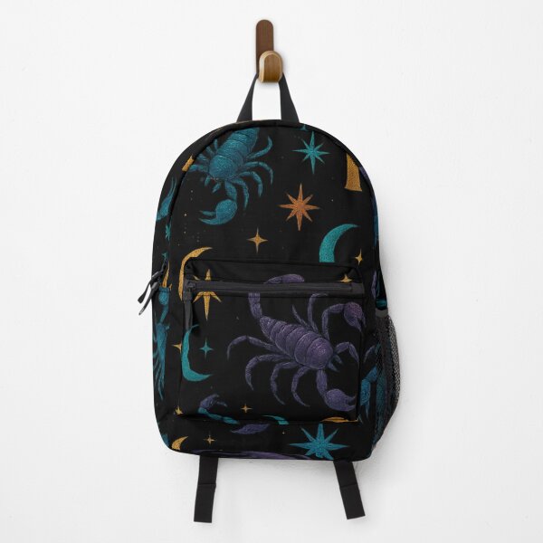 Item preview, Scorpio – Cosmic Zodiac Scorpion Seamless Pattern designed and sold by LumenWhirl.