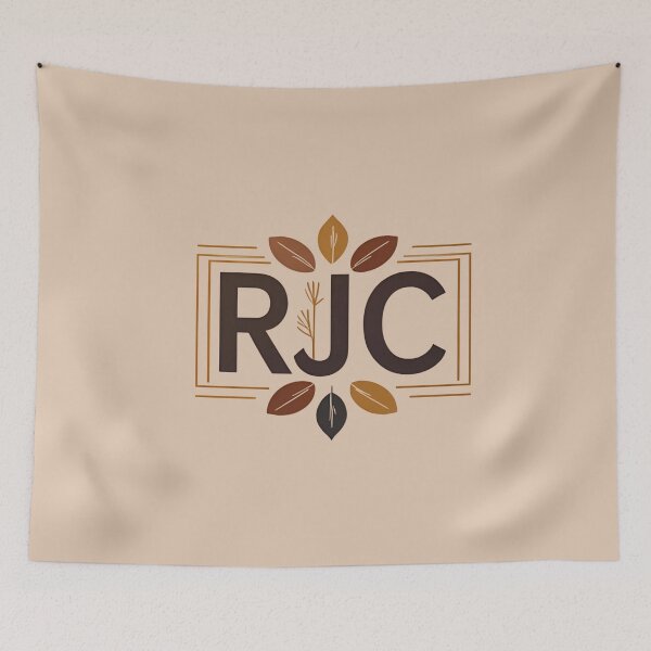Item preview, Elegant RJC Monogram With Autumn Elements designed and sold by Rue Market.