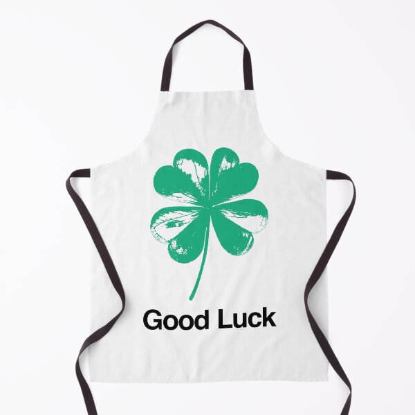 Item preview, Good Luck in Green and Black on White designed and sold by Type, Wine, etc..