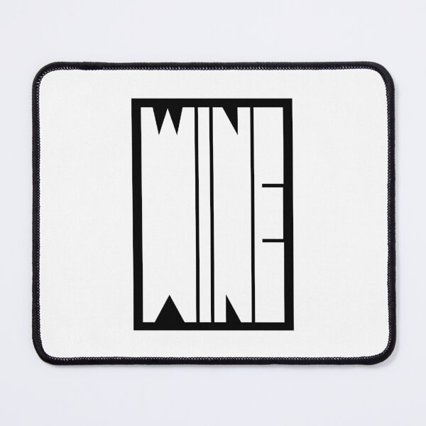 Item preview, Wine - Reversed Big Block designed and sold by Type, Wine, etc..