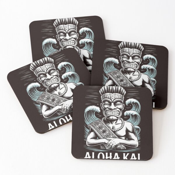 Item preview, Aloha Kai – Tribal Hawaiian Warrior Art designed and sold by dortmond.