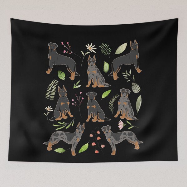 Item preview, Beauceron Dog Flowers designed and sold by Clara Hollins.