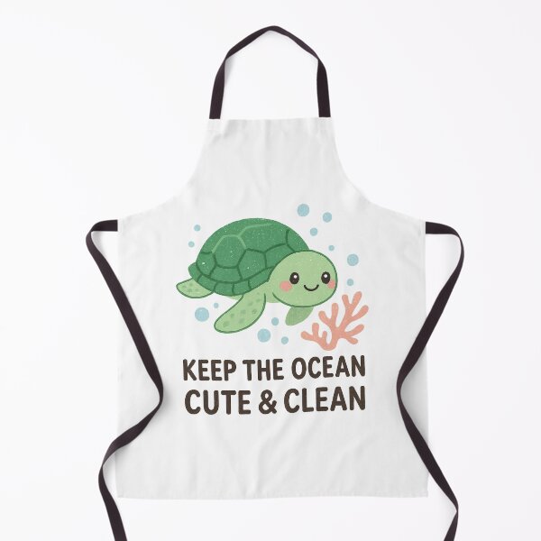 Item preview, Kawaii Sea Turtle with Coral – Cute Ocean Conservation Design designed and sold by Dream Machine.