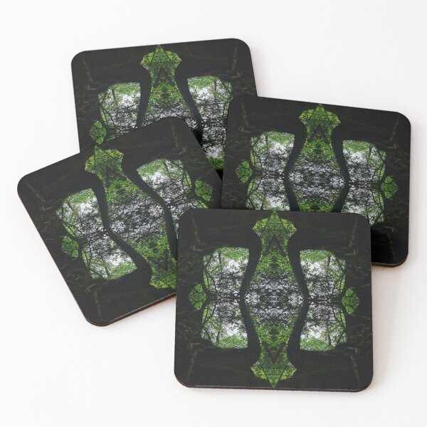 Item preview, Dark Green Branches Kaleidoscope designed and sold by Quincy-Hedgehog.