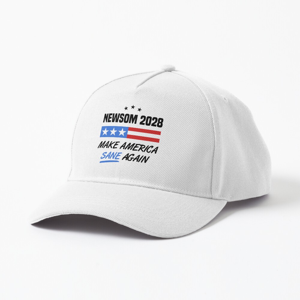 Gavin Newsom 2028 Presidential Campaign Hat - Adjustable Washed Cotton Trucker Hat For Men & Women