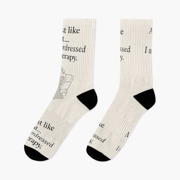 Item preview, And Just Like That…I was overdressed for therapy. | Deadpan Humor Minimalist Wall Art designed and sold by AptSEVENTY3.