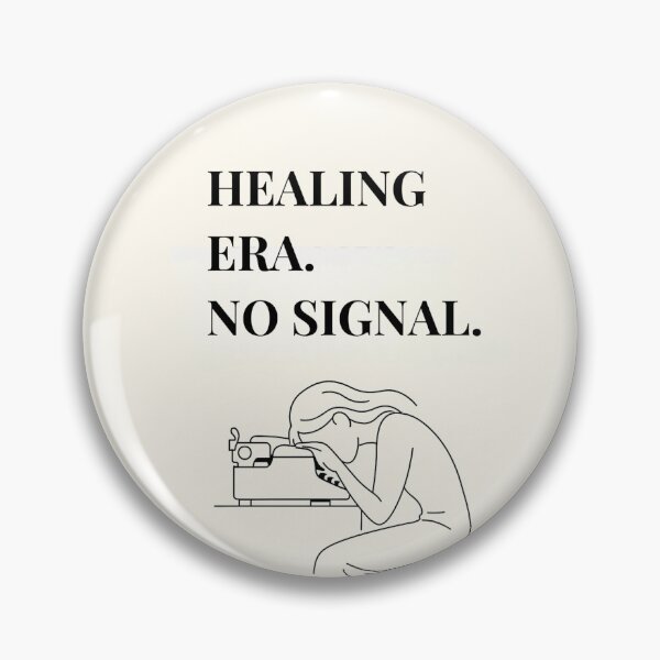 Item preview, Healing Era. No Signal Poster : Deadpan Quote Minimalist Wall Art designed and sold by AptSEVENTY3.