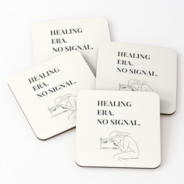 Item preview, Healing Era. No Signal Poster : Deadpan Quote Minimalist Wall Art designed and sold by AptSEVENTY3.
