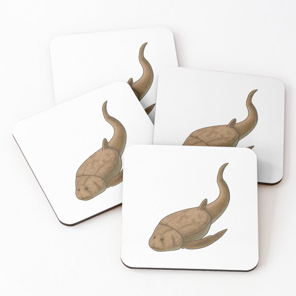 Item preview, Bothriolepis Illustration, Prehistoric Fossil Fish Art designed and sold by Vendeloc.