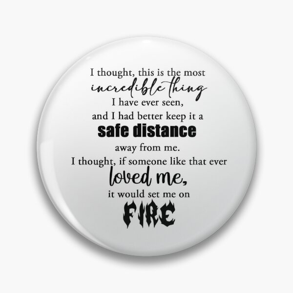 Item preview, It would set me on fire designed and sold by colorfulmoniker.