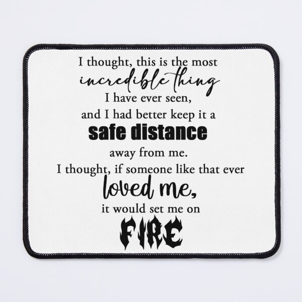 Item preview, It would set me on fire designed and sold by colorfulmoniker.