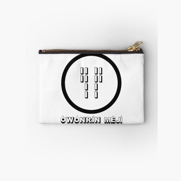 Item preview, Owonrin Meji – Sacred Ifa Odu Symbol | Yoruba Spiritual Design designed and sold by blaze_art.