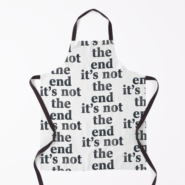 Item preview, It’s Not the End – Distressed Motivational Typography designed and sold by eyesasdaggers.