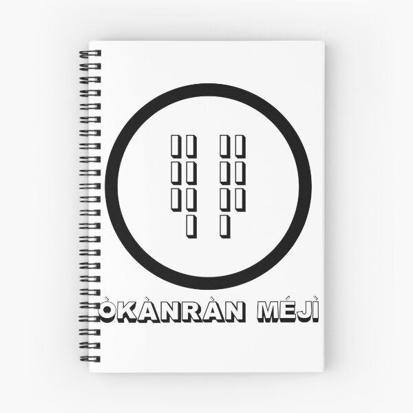 Item preview, Okanran Meji – Sacred Ifa Odu Symbol | Yoruba Spiritual Design designed and sold by blaze_art.