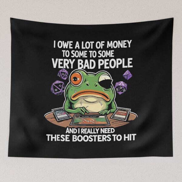 Artikelvorschau, Lustiges Frosch-Meme TCG Booster Pack Gaming Shirt entworfen und verkauft von Uglyandcute.
