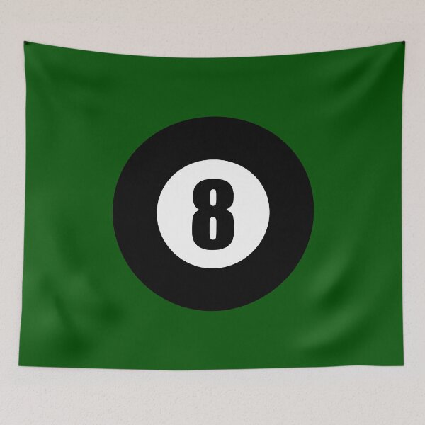Item preview, Number Eight 8 Ball Design Logo Pool Billiards  designed and sold by Lartheviking.