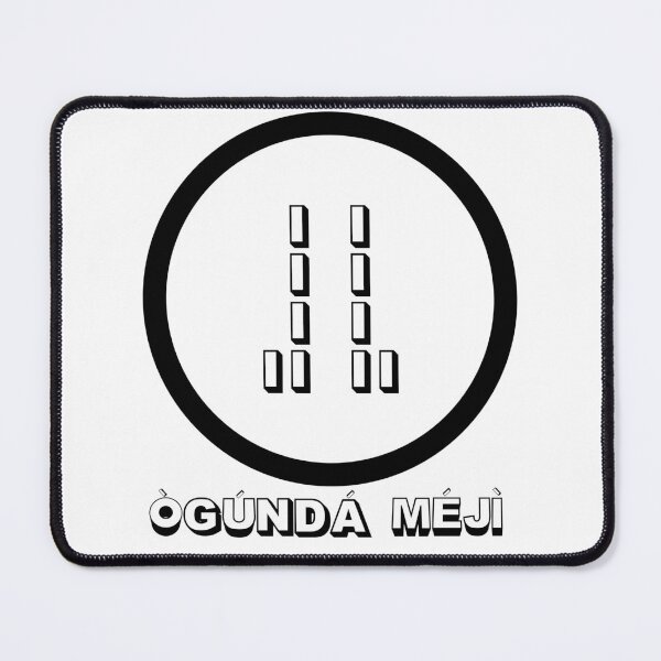 Item preview, Ogunda Meji – Sacred Ifa Odu Symbol | Yoruba Spiritual Design designed and sold by blaze_art.