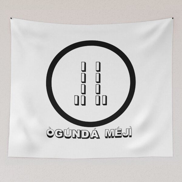 Item preview, Ogunda Meji – Sacred Ifa Odu Symbol | Yoruba Spiritual Design designed and sold by blaze_art.