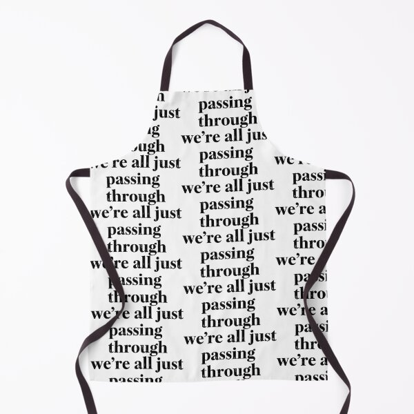 Item preview, We’re All Just Passing Through – Distressed Serif Quote designed and sold by eyesasdaggers.