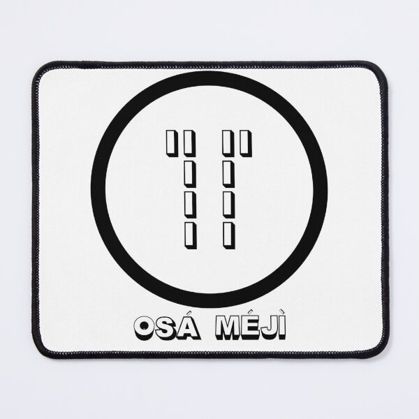 Item preview, Osa Meji – Sacred Ifa Odu Symbol | Yoruba Spiritual Design designed and sold by blaze_art.