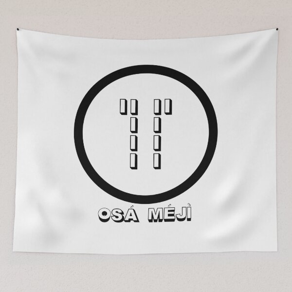 Item preview, Osa Meji – Sacred Ifa Odu Symbol | Yoruba Spiritual Design designed and sold by blaze_art.