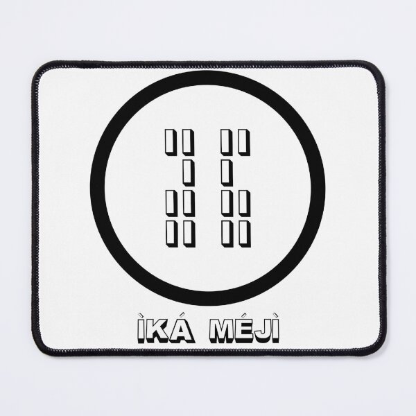 Item preview, Ika Meji – Sacred Ifa Odu Symbol | Yoruba Spiritual Design designed and sold by blaze_art.
