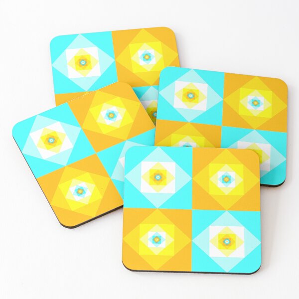 Item preview, Geometric Quilt: Day/Beach/Summer 2 designed and sold by SarahJosArt.
