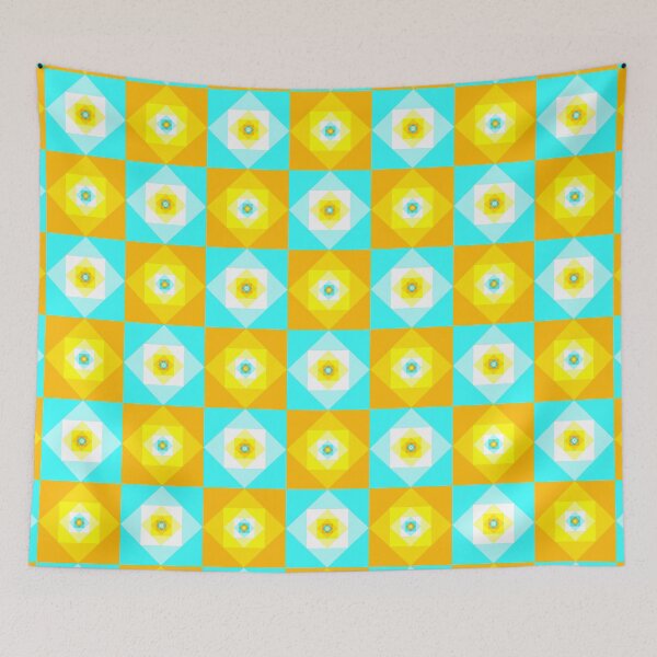 Item preview, Geometric Quilt: Day/Beach/Summer 2 designed and sold by SarahJosArt.