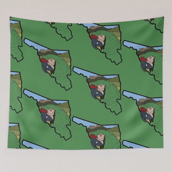 Item preview, Military macaw designed and sold by Procyonidae Creative.