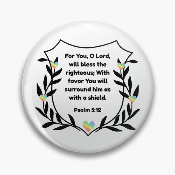 Item preview, Psalm 5:12 Bible Verse designed and sold by ANewGlory.