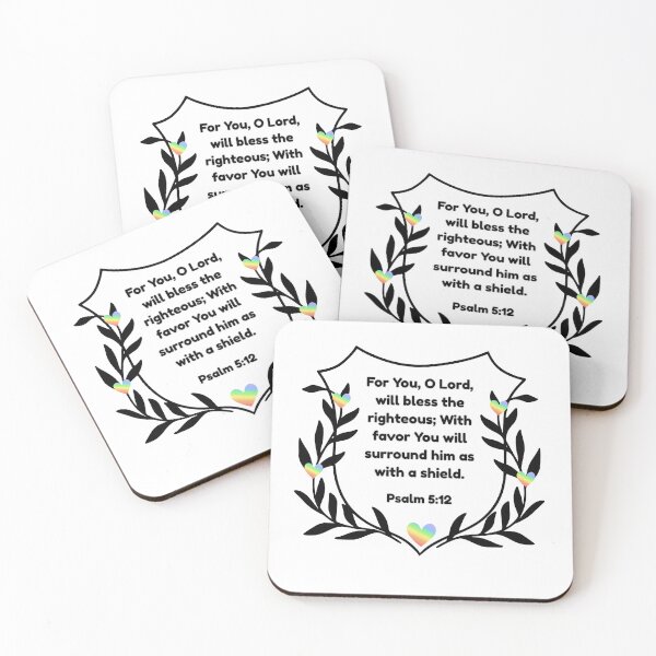 Item preview, Psalm 5:12 Bible Verse designed and sold by ANewGlory.