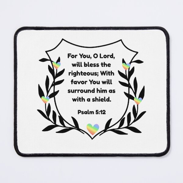 Item preview, Psalm 5:12 Bible Verse designed and sold by ANewGlory.