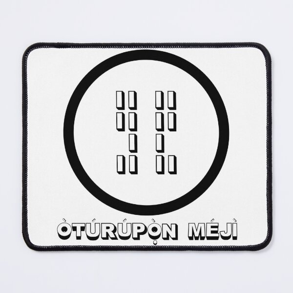 Item preview, Oturupon Meji – Sacred Ifa Odu Symbol | Yoruba Spiritual Design designed and sold by blaze_art.