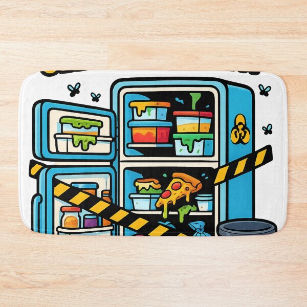Item preview, Work Fridge Clean-Up Crew – Cartoon Hazard Edition designed and sold by Taberland.