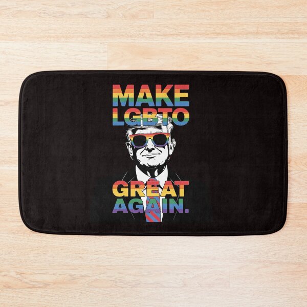 Item preview, Make LGBTQ Great Again Trump Pride Rainbow LGBT Gay Lesbian designed and sold by sheenmi.