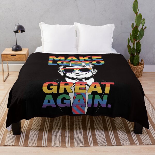 Item preview, Make LGBTQ Great Again Trump Pride Rainbow LGBT Gay Lesbian designed and sold by sheenmi.