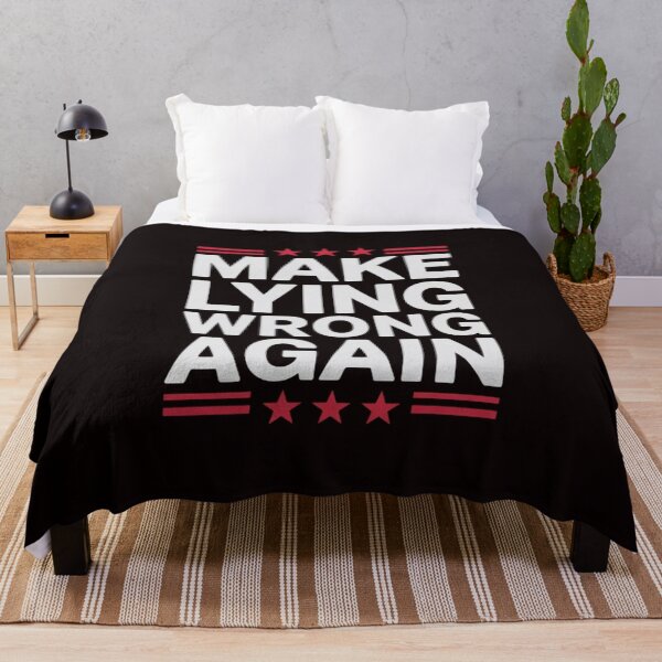 Item preview, Make Lying Wrong Again Resist Racism Anti-Trump designed and sold by sheenmi.