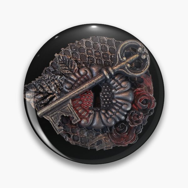 Item preview, Antique Skeleton Key and Roses designed and sold by SuspendedDreams.