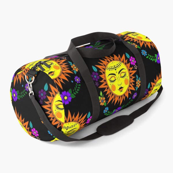 Item preview, Ornamental Boho Sun with Floral Elements – Vibrant Botanical Tattoo Art designed and sold by Ojo de Lilith.