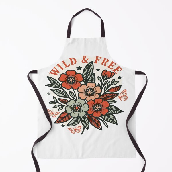 Artikelvorschau, Wild & Free Retro Blumenillustration entworfen und verkauft von Agrawal Fashion .