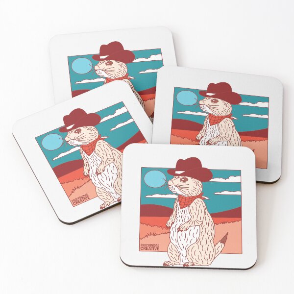 Item preview, Cowboy Prairie dogs designed and sold by Procyonidae Creative.