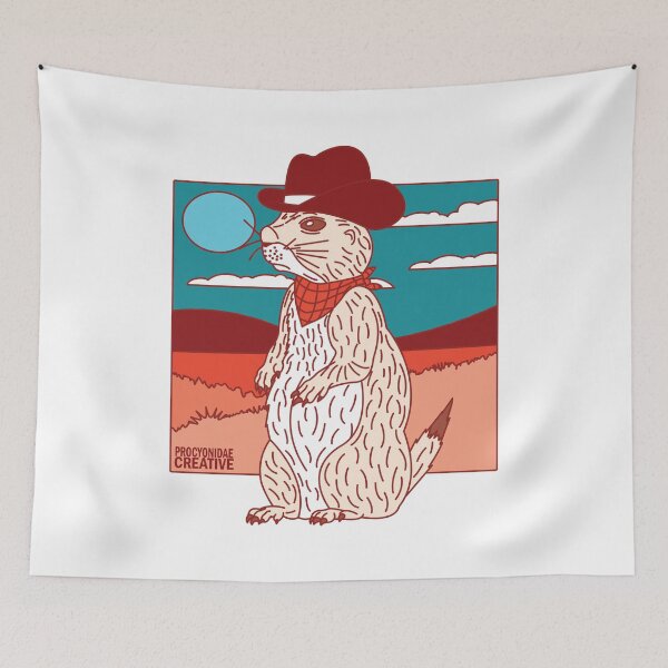 Item preview, Cowboy Prairie dogs designed and sold by Procyonidae Creative.