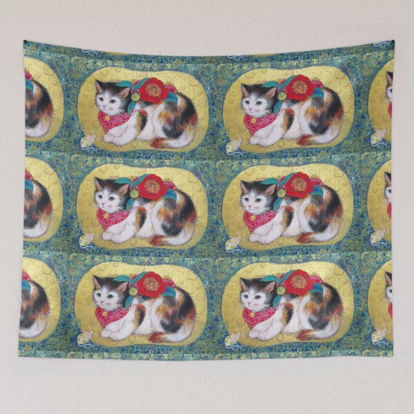 Item preview, The Camellia Kitten's Golden World designed and sold by nakaitomoko.