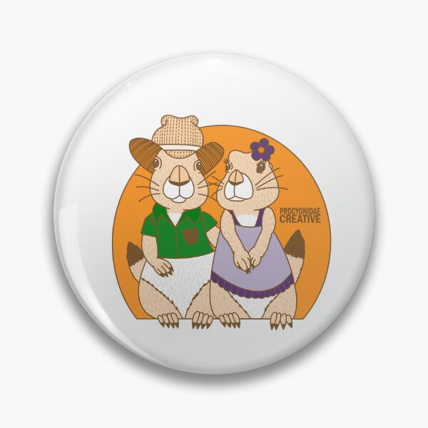Item preview, Prairie Dogs Couple designed and sold by Procyonidae Creative.