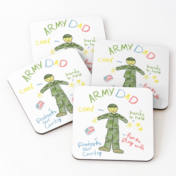 Item preview, Anatomy of an Army Dad Stick figure drawing-wt designed and sold by love-sammie.
