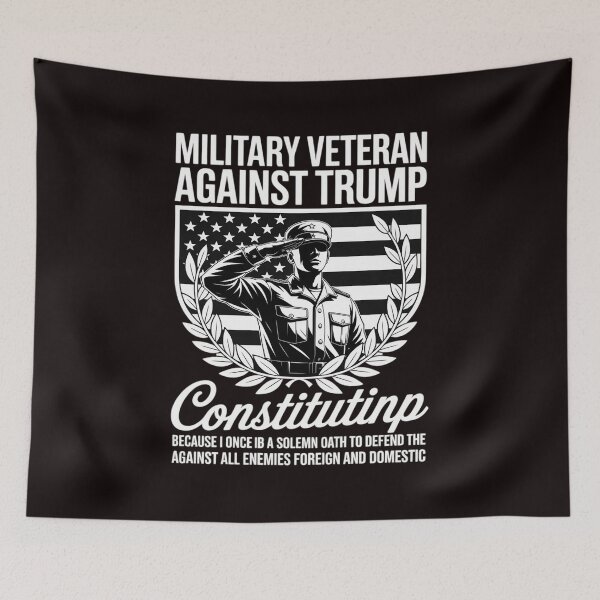 Item preview, Military Veterans Against Trump 2020 USA Election designed and sold by sheenmi.