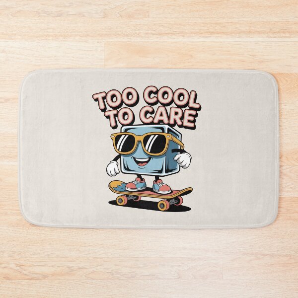Item preview, Too Cool to Care – Funny Ice Cube Winter Design designed and sold by Jollys-ArtShop.